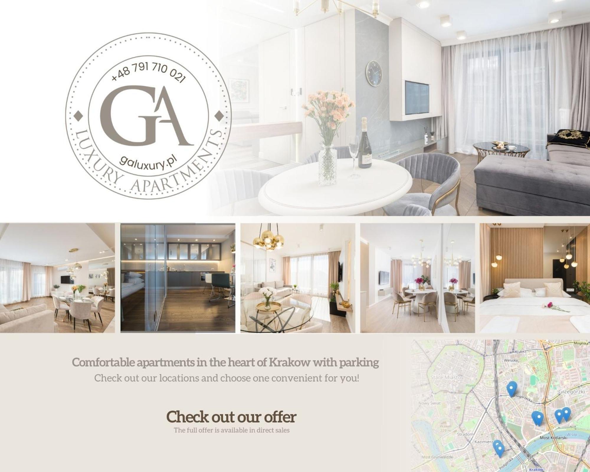 Ga Luxury Apartments M45 Cracovia Exterior foto